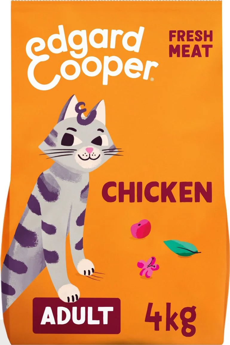 Edgard & Cooper Kattenvoer Adult Kip 4 kg