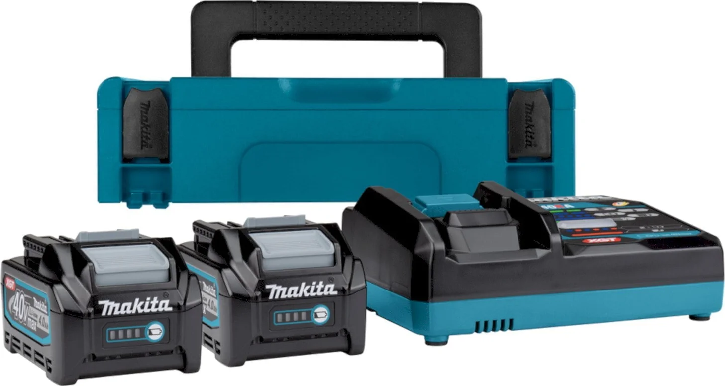 Makita Accu Starterset XGT DC40RA 2xBL4040 - 191J97-1