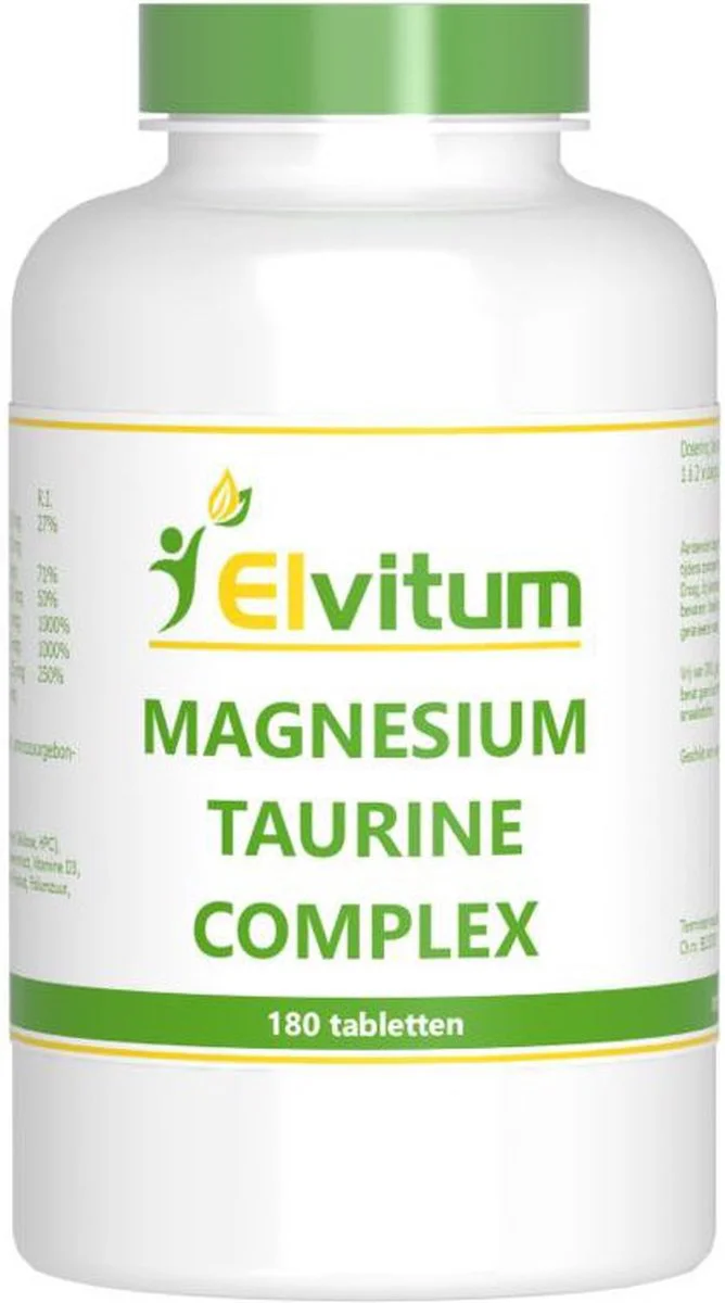 Elvitum Magnesium Taurine Complex Tabletten 180TB