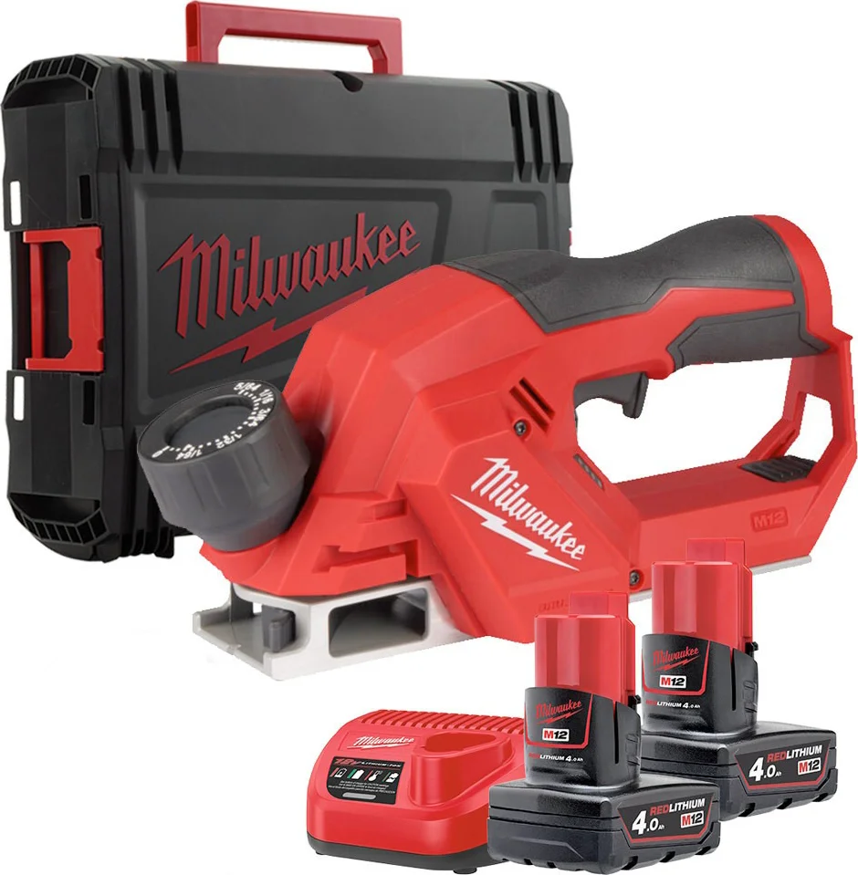 Milwaukee M12 BLP-402X Accu schaafmachine 12V 4.0Ah in HD-Box - 4933492851