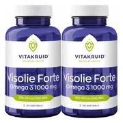 2x Vitakruid Visolie Forte 90 softgels