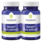 2x Vitakruid Reishi 3 Duo Extract 60 vegancapsules