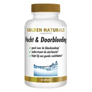 Golden Naturals Vocht & Doorbloeding 60 vegacapsules