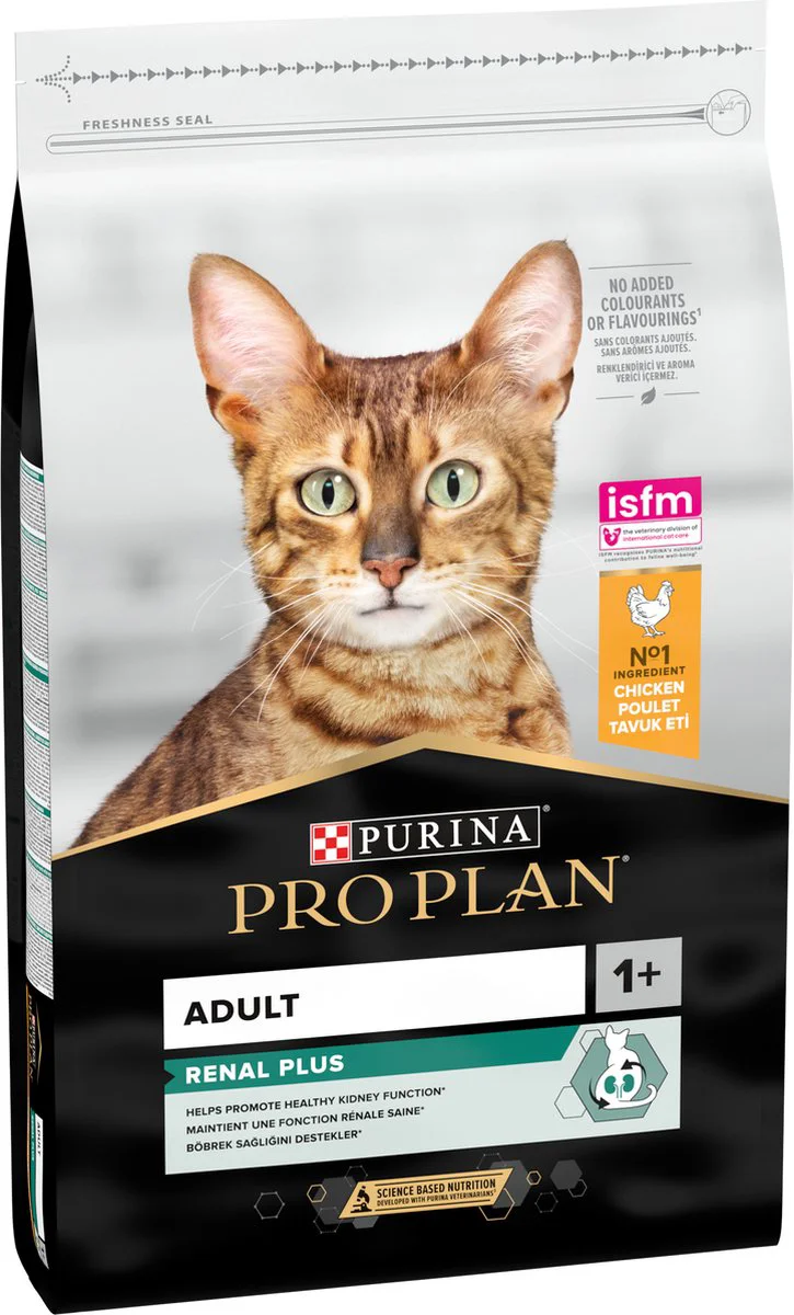 Pro Plan Kattenvoer Droog Adult Renal Plus Kip 10 kg