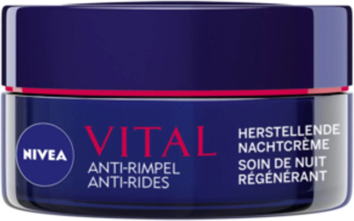 3x NIVEA Vital Nachtcrème Herstellend 50 ml