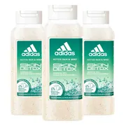 3x Adidas Shower Gel Active Skin & Mind Skin Detox W 250 ml