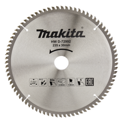 Makita Cirkelzaagblad voor Aluminium | Standaard | Ø 235mm Asgat 30mm 80T - D-72992