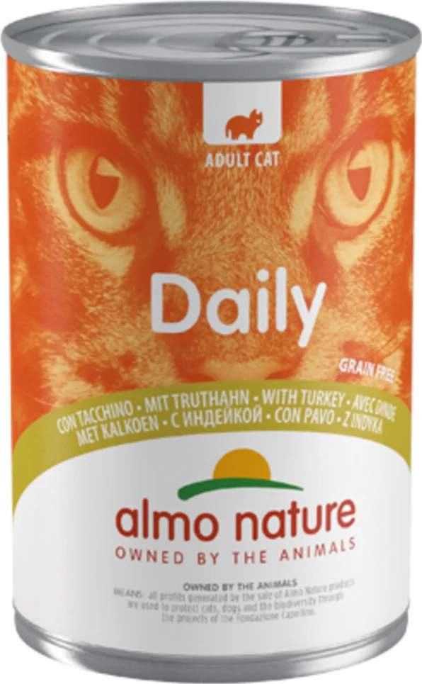Almo Nature Daily Menu Kattenvoer Nat Kalkoen 400 gr