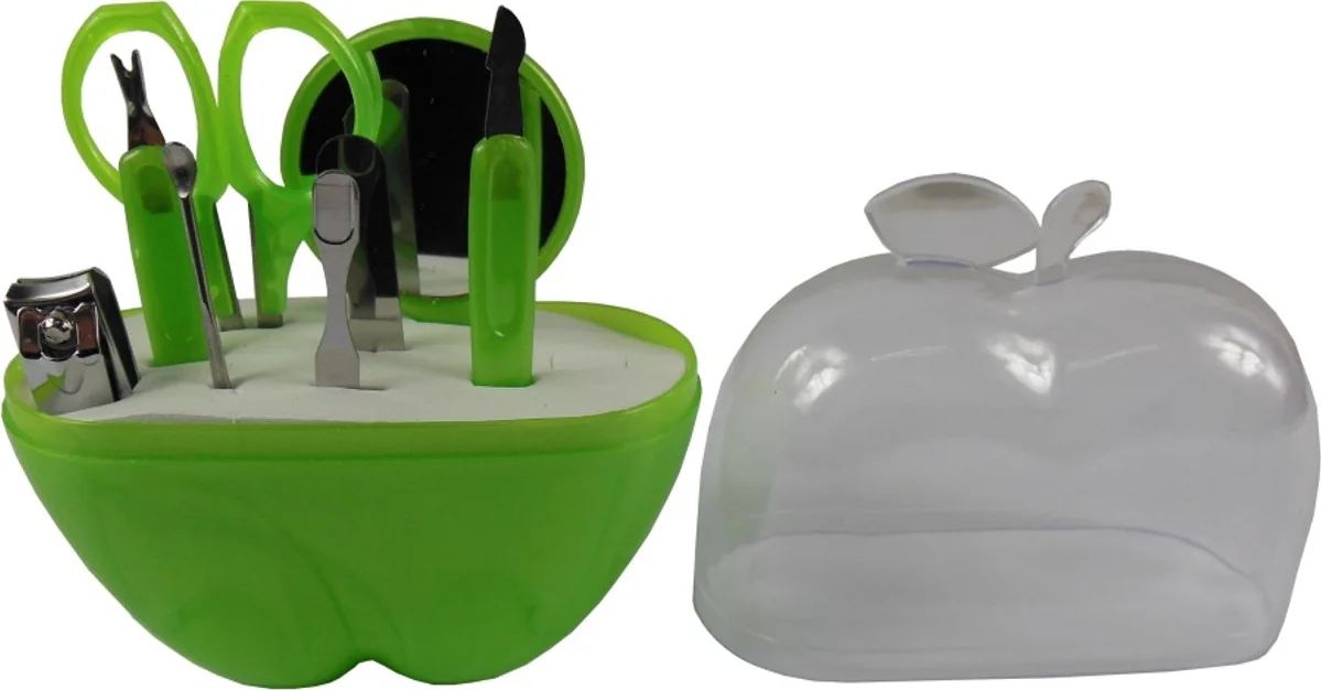 Hair Mode Manicure Set Appel - Groen