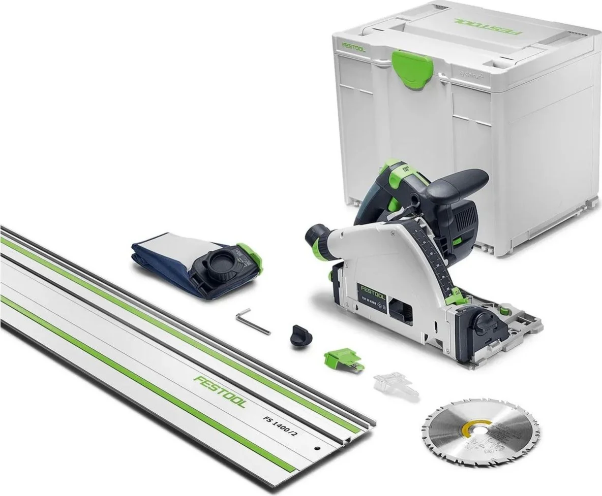 Festool TSC 55 KSEB-Basic-FS Accu invalzaag + geleiderail 18V Basic Body in Systainer - 578826