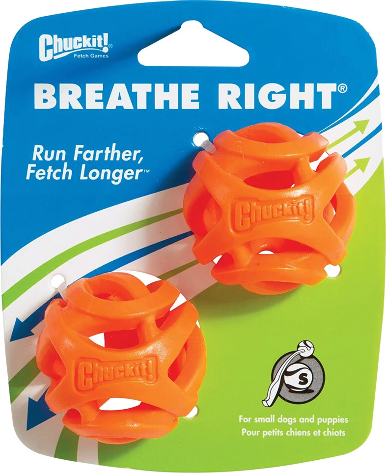 Chuckit Breathe Right Fetch Ball Small 2 stuks
