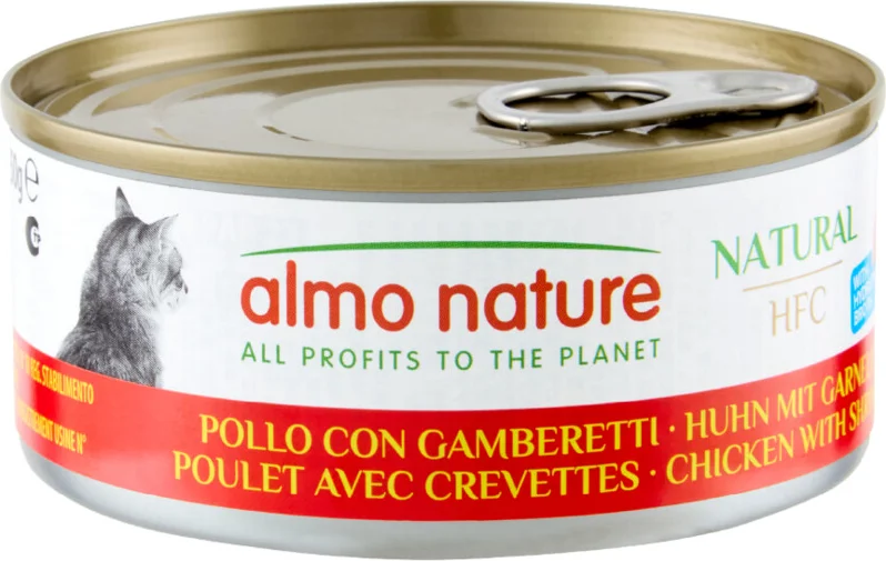 Almo Nature HFC Natural Kattenvoer Kip & Garnalen 150 gr