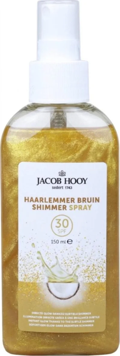 Jacob Hooy Haarlemmer Bruin Shimmer Spray SPF30 150ML