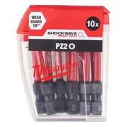 Milwaukee SHOCKWAVE™ IMPACT DUTY schroefbits PZ2 x 50 mm VE=10 - 4932430866