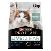 Pro Plan LiveClear Kattenvoer Droog Sterilised Kitten Kalkoen 1,4 kg