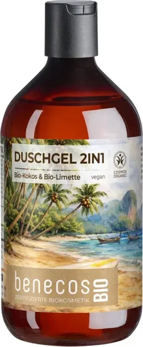 Benecos Bio 2-in-1 Douchegel Lime & Coconut 500ML