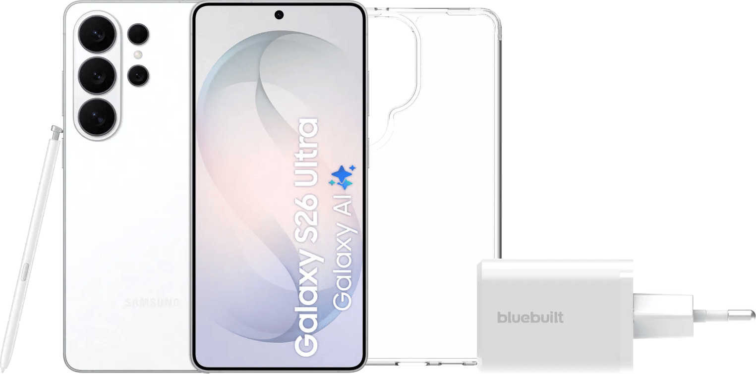 Samsung Galaxy S26 Ultra 1TB Wit 5G + Basis Accessoirepakket