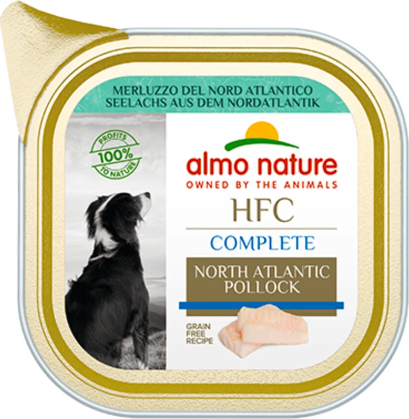 Almo Nature HFC Hondenvoer Nat Pollachius 85 gr