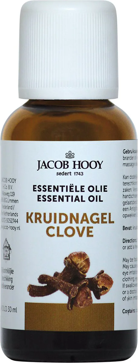 Jacob Hooy Essentiële Olie Kruidnagel 30ML