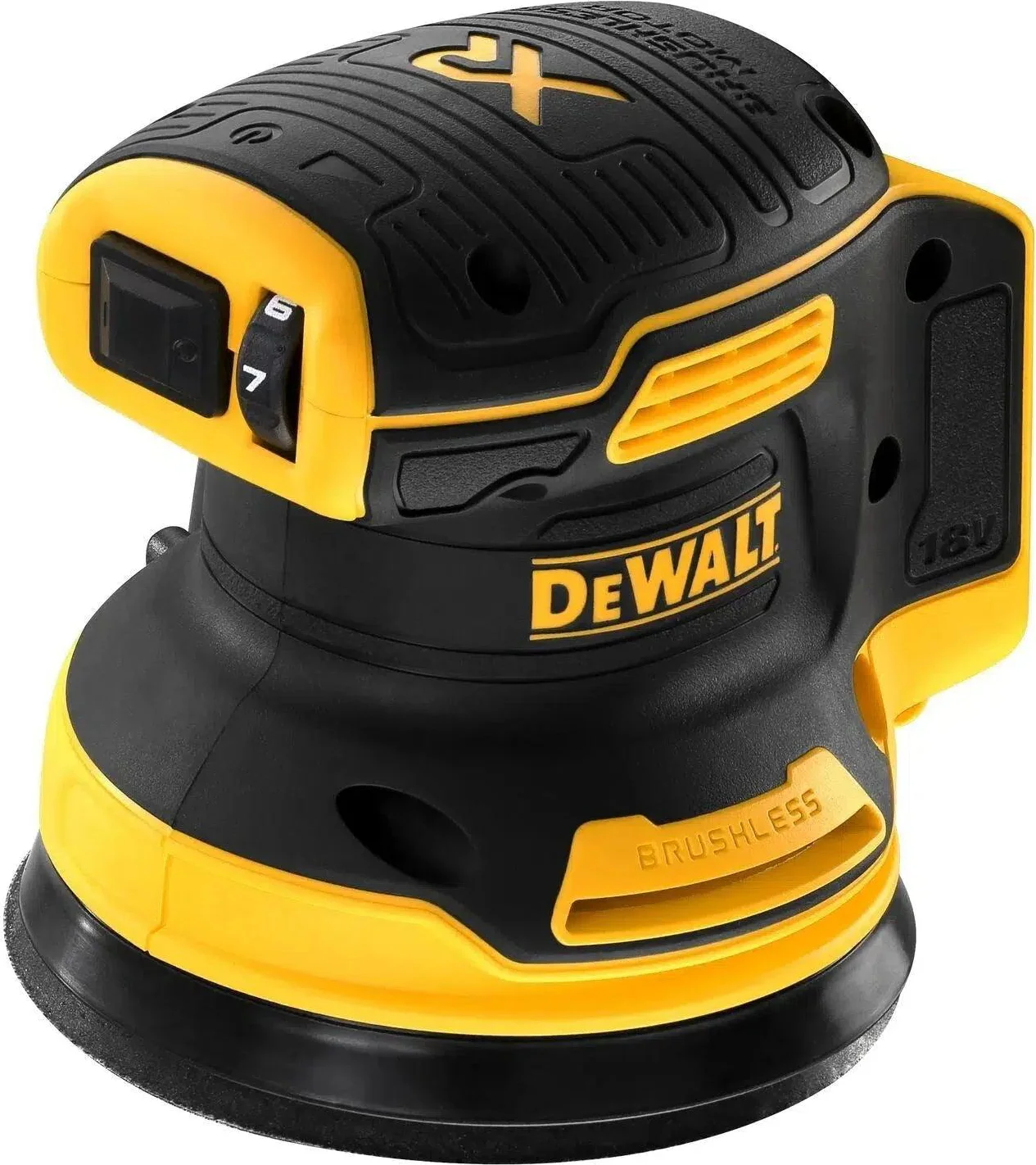 DeWALT DCW210N Accu excenterschuurmachine 18V XR Basic Body