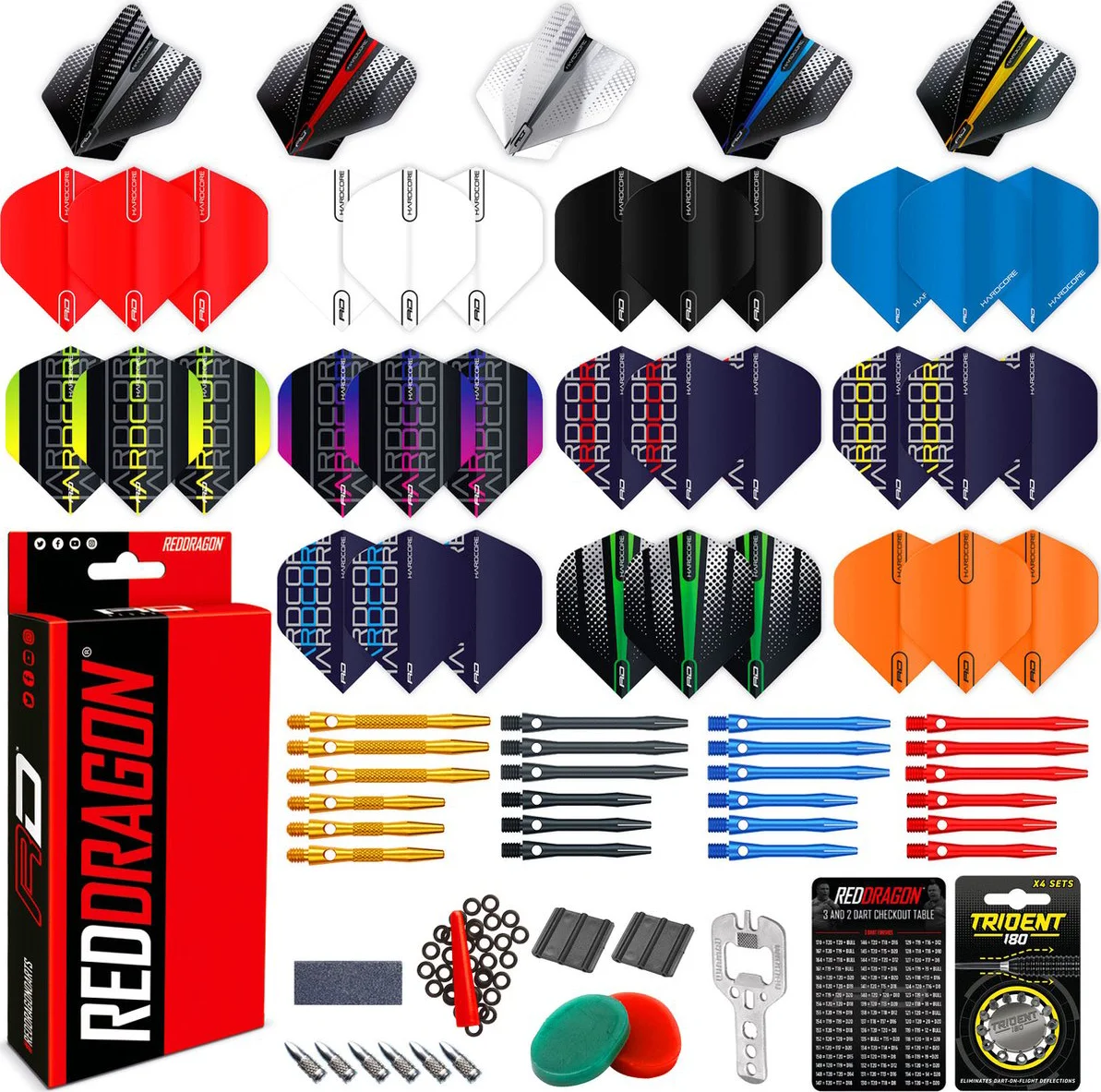 RED DRAGON - Darts Accessory Pack Pro Aluminium Set