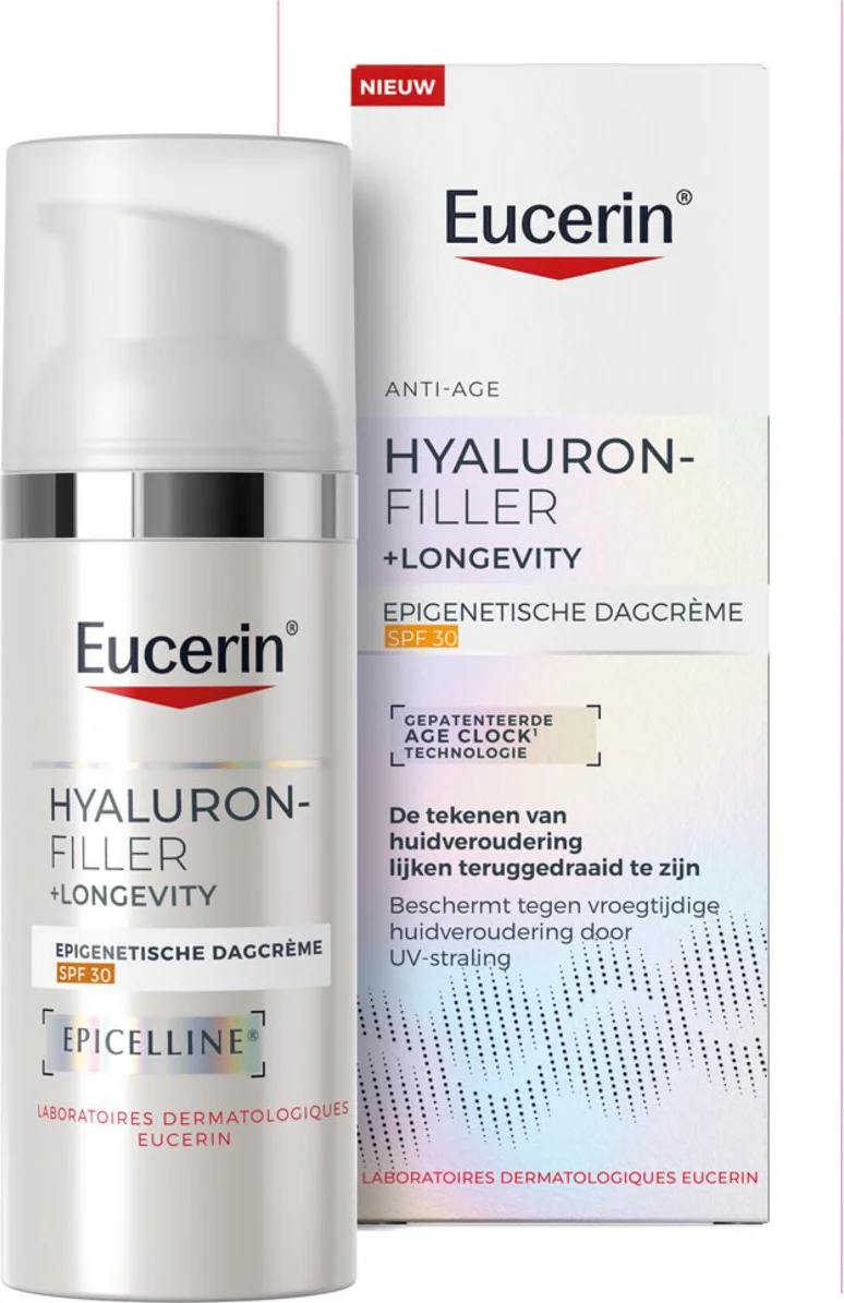 Hyaluron-Filler + Longevity Epigenetische Anti-Age Dagcrème SPF 30 50ML