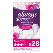 Always Discreet Normal Inlegkruisjes Urineverlies 28 stuks