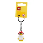 LEGO Meisje in paddenstoelenpak sleutelhanger