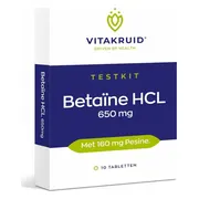 Vitakruid Betaïne HCL Testkit 10 tabletten