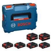 Bosch Professional EXPERT Accu starterset 4x EXBA 18V-40 + 2x EXBA 18V-80 in L-Boxx - 1600A0373G