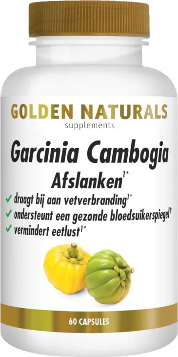 Golden Naturals Garcinia Cambogia 60% HCA Vetverbrander 60 capsules