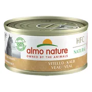 48x Almo Nature HFC Natural Kattenvoer Nat Kalfsvlees 70 gr