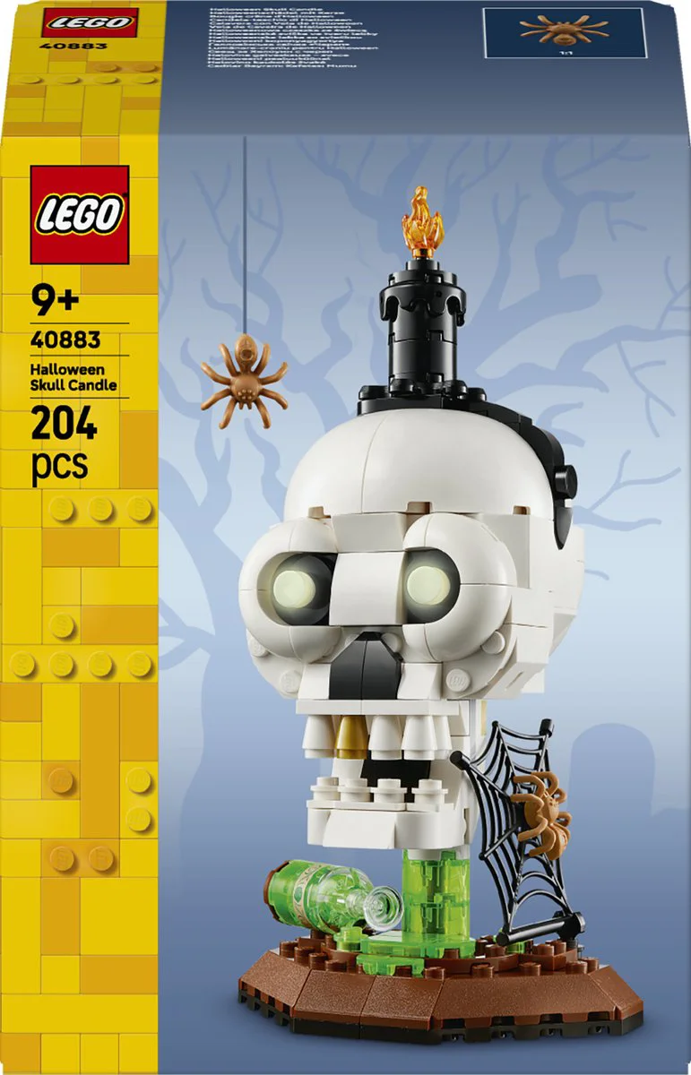 LEGO Halloween doodshoofdkaars 40883