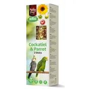8x HobbyFirst King Sticks Valkparkieten & Papegaai Fruit 180 gr