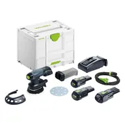 Festool ETSC 125 3,0 I-Set Accu Excenterschuurmachine 18V 3.0Ah in Systainer incl. ERGO Adapter - 578142
