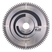 Bosch Professional Cirkelzaagblad PRO Multi Material | Ø 216 x 2,5 x 30mm 80T - 2608640447