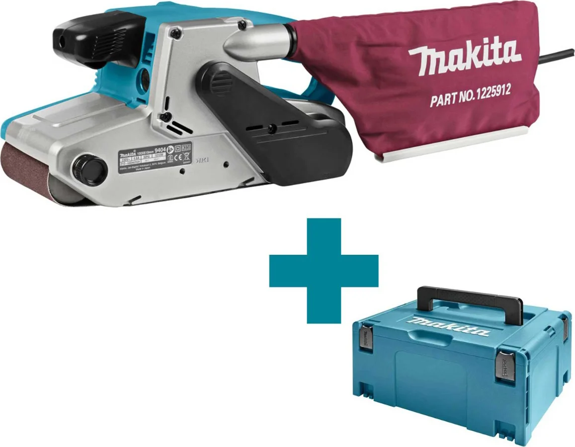 Makita 9404 Bandschuurmachine in doos