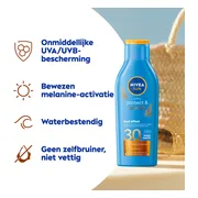 3x NIVEA Sun Protect & Bronze Zonnebrand SPF 30 200 ml