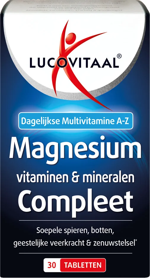 2x Lucovitaal Magnesium Vitamine en Mineralen Compleet 30 tabletten