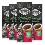 4x Voskes Kattensnack Mousse Kip in Saus 7x30 gr