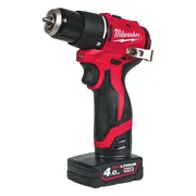 Milwaukee M12 BLPDRC-402C Accu klop-/schroefboormachine 12V 4.0Ah in koffer - 4933500424