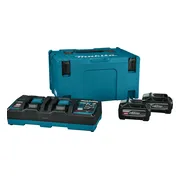 Makita Accu Starterset XGT DC40RB 2x BL4040F - 1911D8-0