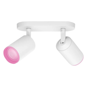 Philips Hue Fugato Opbouwspot White and Color - Wit - 2-spots