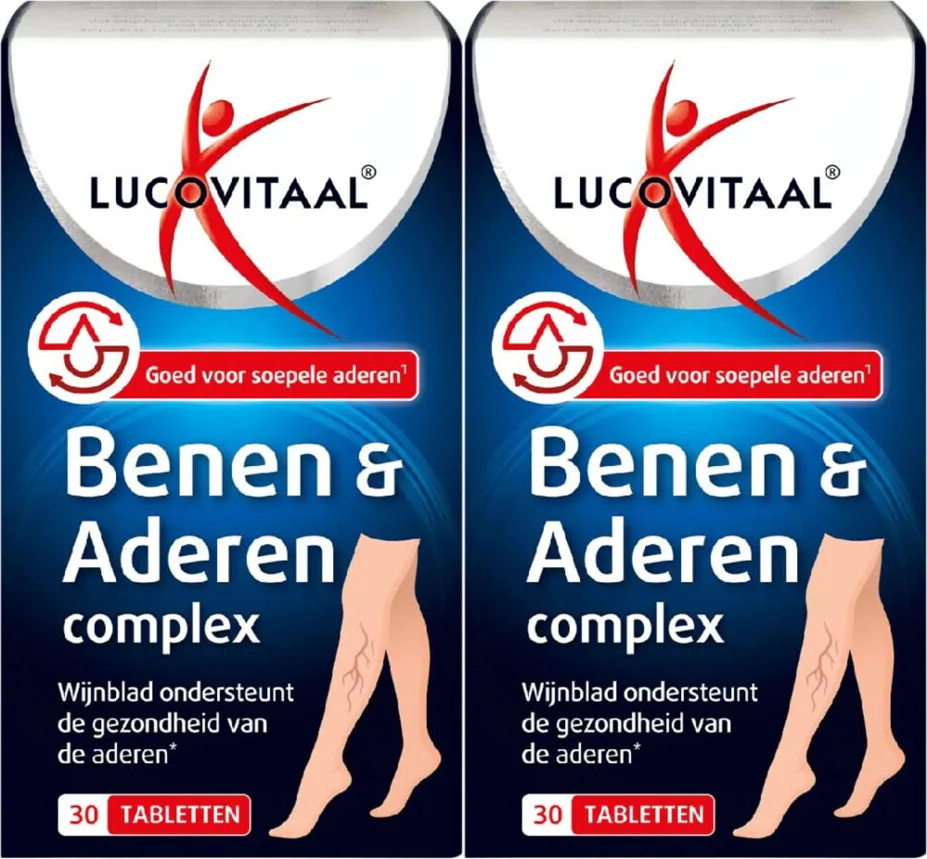 2x Lucovitaal Benen & Aderen Complex 30 tabletten
