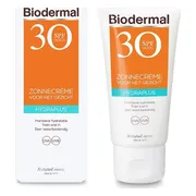 Biodermal Zonnebrand Crème Gezicht Hydraplus SPF30 50 ML