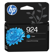HP 924 Cartridge Cyaan