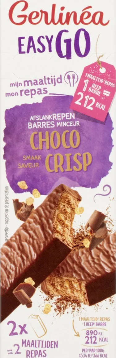 Gerlinea Repen Choco Crisp 2 x 58 gr