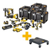DeWALT DCK1012P4T Accu combiset 10-delig 18V XR 5.0Ah in TSTAK