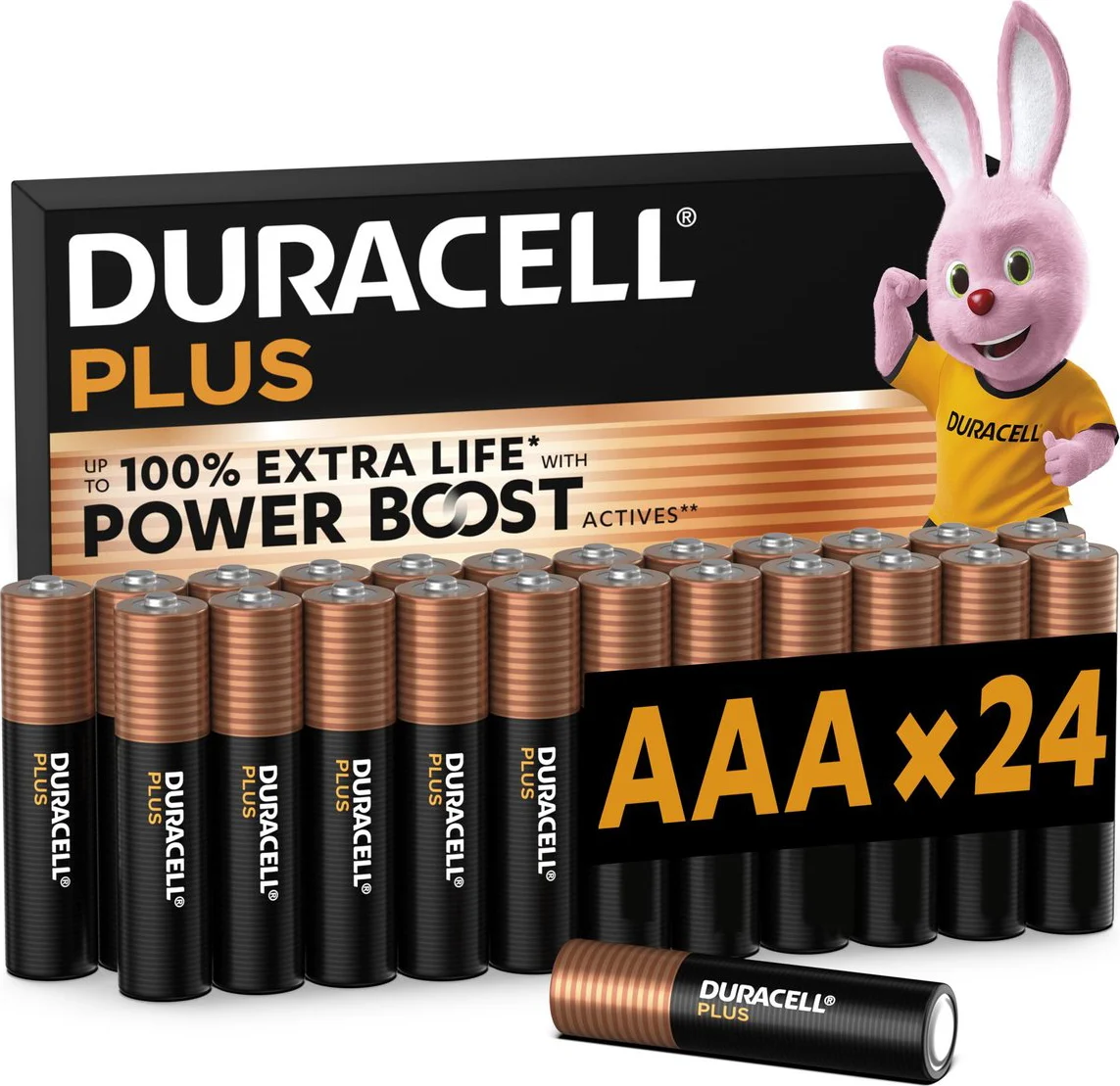 Duracell Plus AAA batterijen 24 stuks