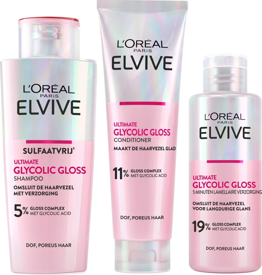 L'Oréal Elvive Glycolic Gloss Pakket